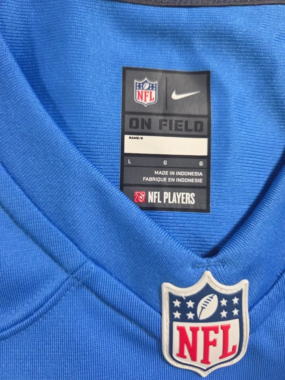 Nike Justin Herbert #10 Los Angeles Chargers Jersey Women's Size Large Blue NFL